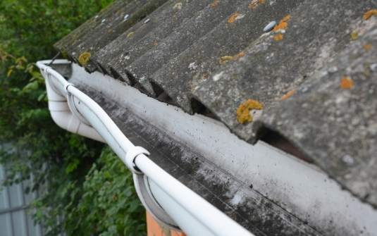 gutter cleaning schedule